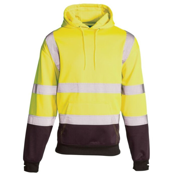 Supertouch Hi-Vis Two Tone Hooded Sweatshirt Thumbnail